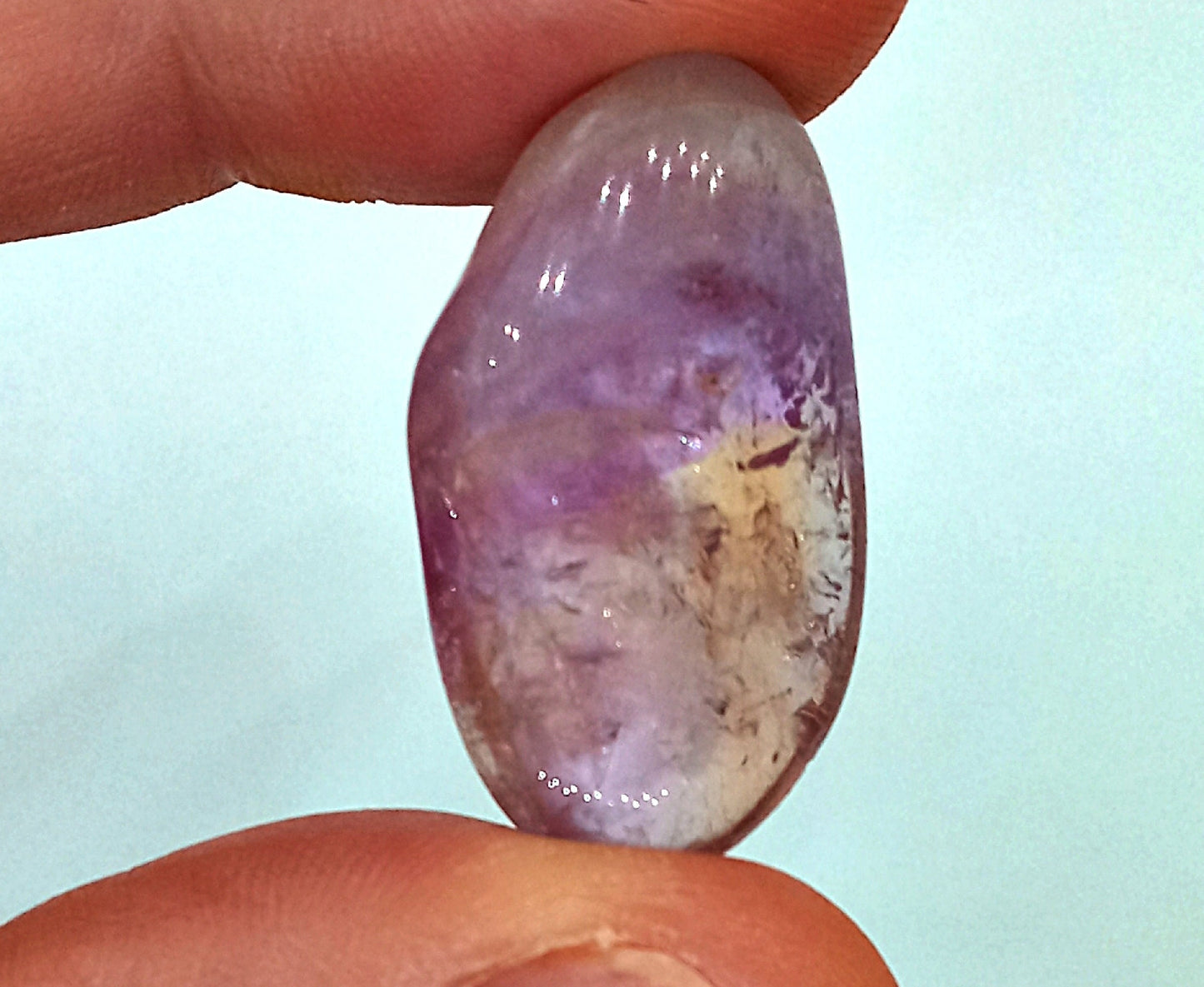 Bulk AA-Grade Ametrine! Choose How Many tumbled crystals and stones! Amethyst + Citrine = Ametrine!