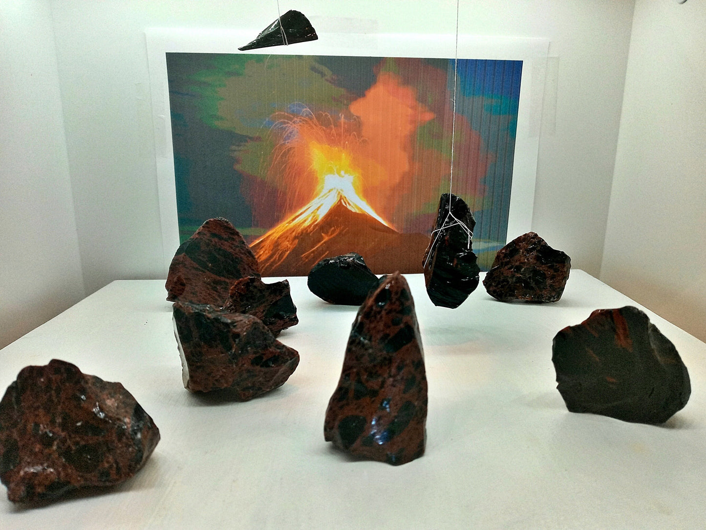 Mahogany Obsidian! Choose from three (3) sizes of quality, all-natural, raw, Volcanic Glass crystals.