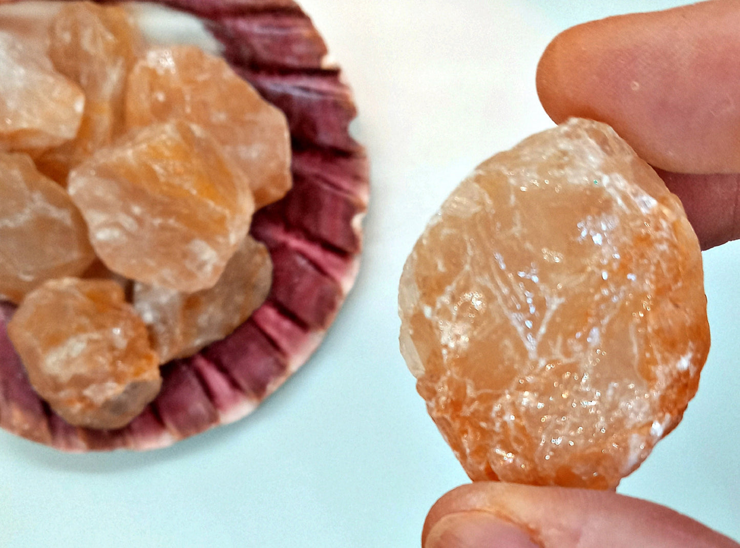 X-Large Golden Healer Chunks! Golden Healer Quartz quality, all-natural, raw, crystals and stones!
