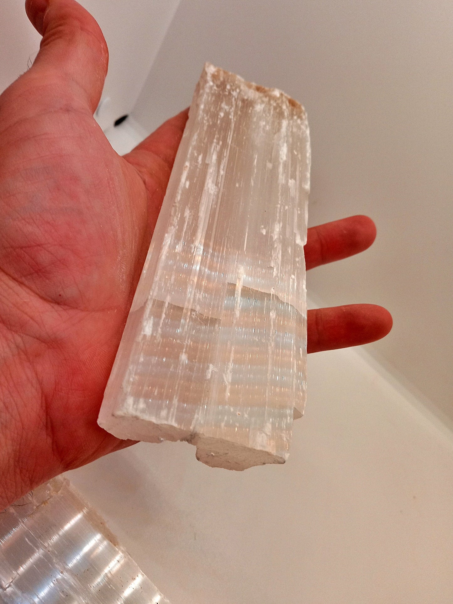 Selenite sticks and logs! Choose from three (3) sizes of quality, all-natural, raw, Selenite crystals!