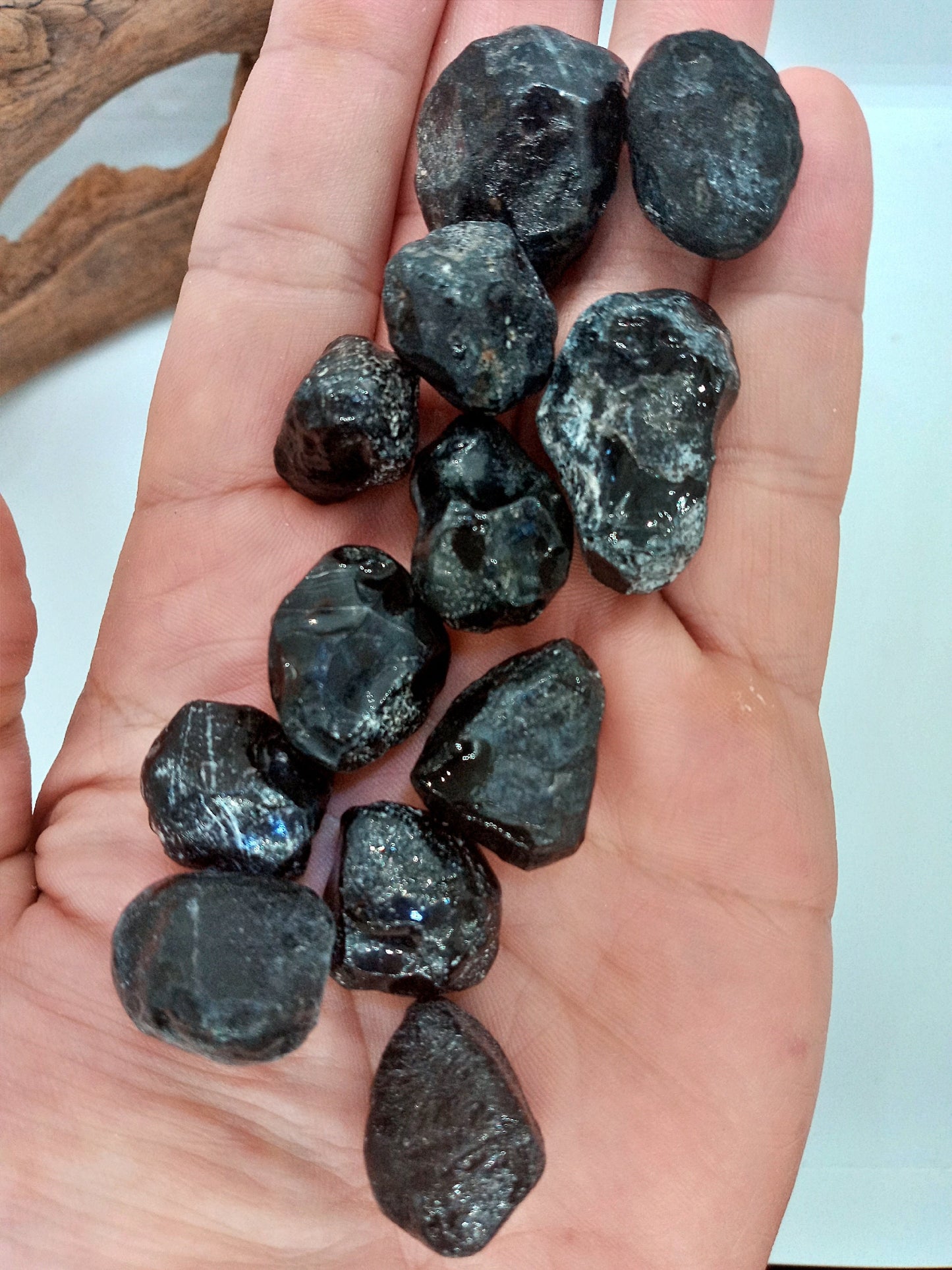 Apache Tears! Choose from two (2) Sizes of Raw, Rough Quality Apache Tears! Natural, Apache Tears Obsidian Stones and Crystals!
