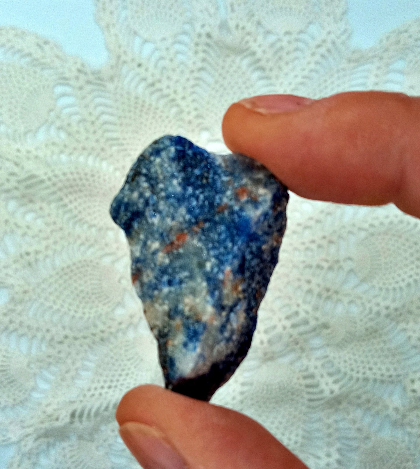 Sodalite Crystals! All-natural, raw, Sodalite rough stones!
