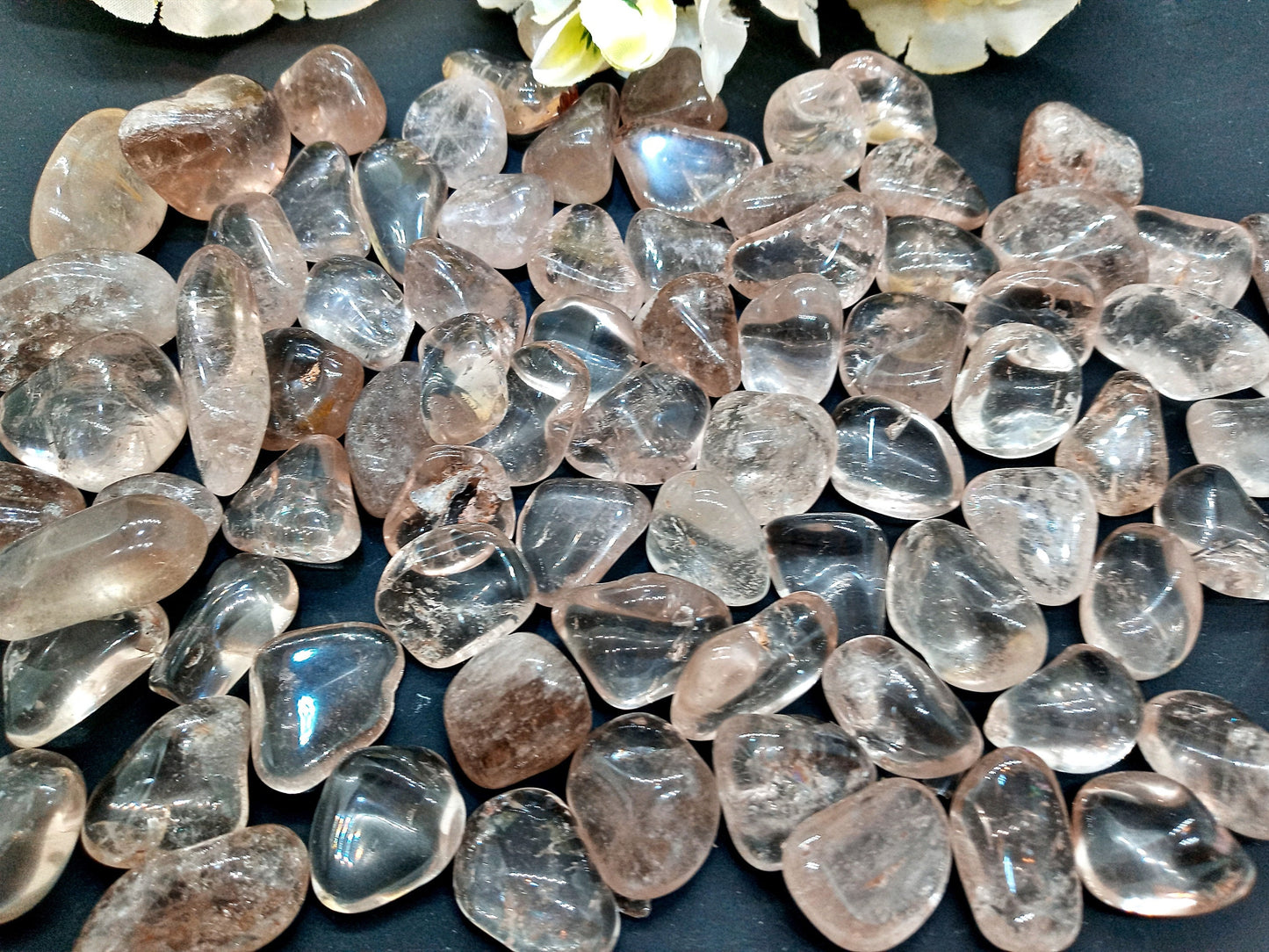 AA Smoky Quartz Crystals! AA-Grade, all natural, tumbled High-Quality Smoky Quartz crystals and stones! Premium Plus Grade Smoky Quartz!