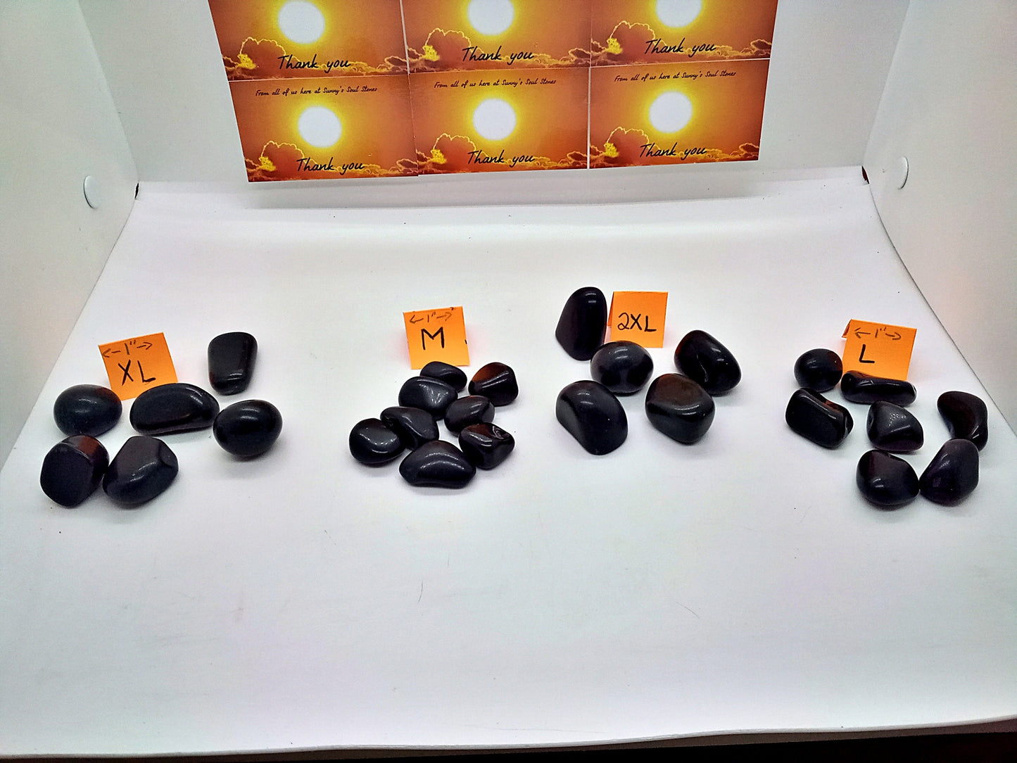 Bulk XQ-Black Tourmaline crystals! Choose ounces or lb.! AAA-Grade tumbled Extra High Quality Tourmaline crystals! Wholesale pricing!