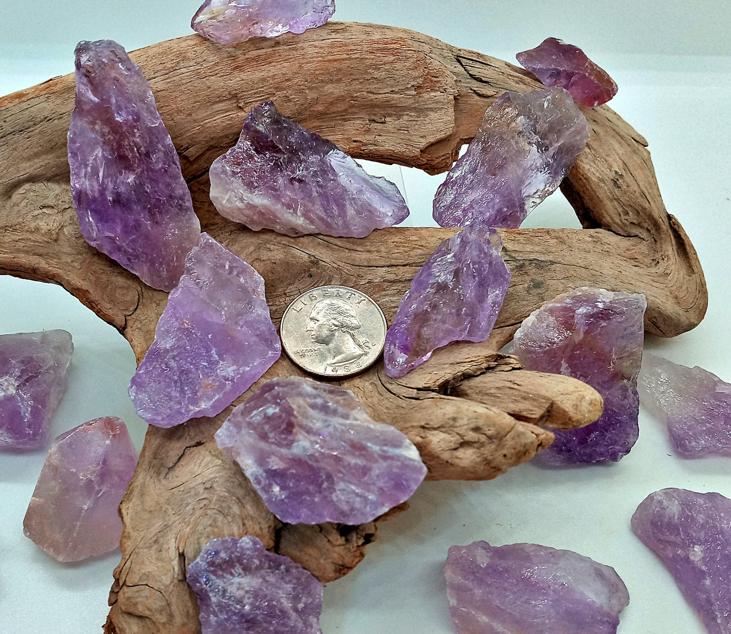 Bulk Amethyst Crystals! Choose both size and quantity! As low as 11 cents each with Sunny’s Bulk Wholesale Pricing!