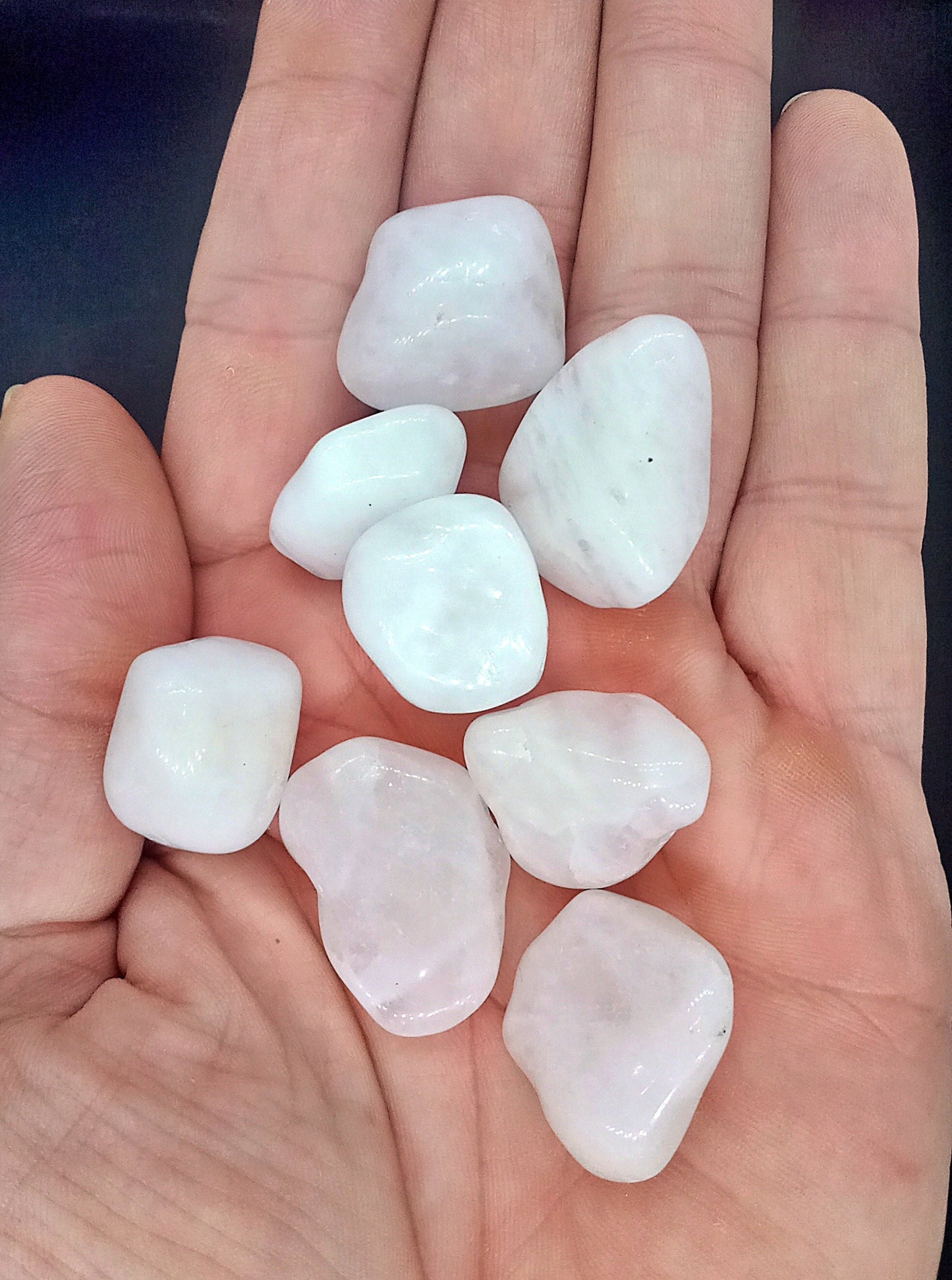 A-Grade Milky Quartz Crystals! A-Grade, natural, tumbled High Quality Milky Quartz crystals and stones! Premium Grade Milky Quartz!