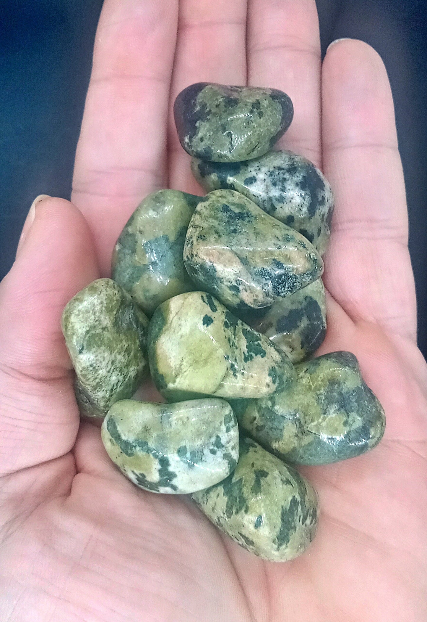 A-Grade Jade! Nephrite Jade! A-Grade, all natural, tumbled High Quality Nephrite Jade crystals and stones! Premium Grade polished Jade!