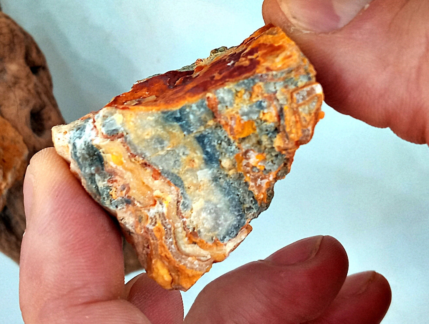 Crazy Lace at Crazy Prices!  Choose from four (4) sizes of rough, raw, natural Crazy Lace Agate crystals and stones!