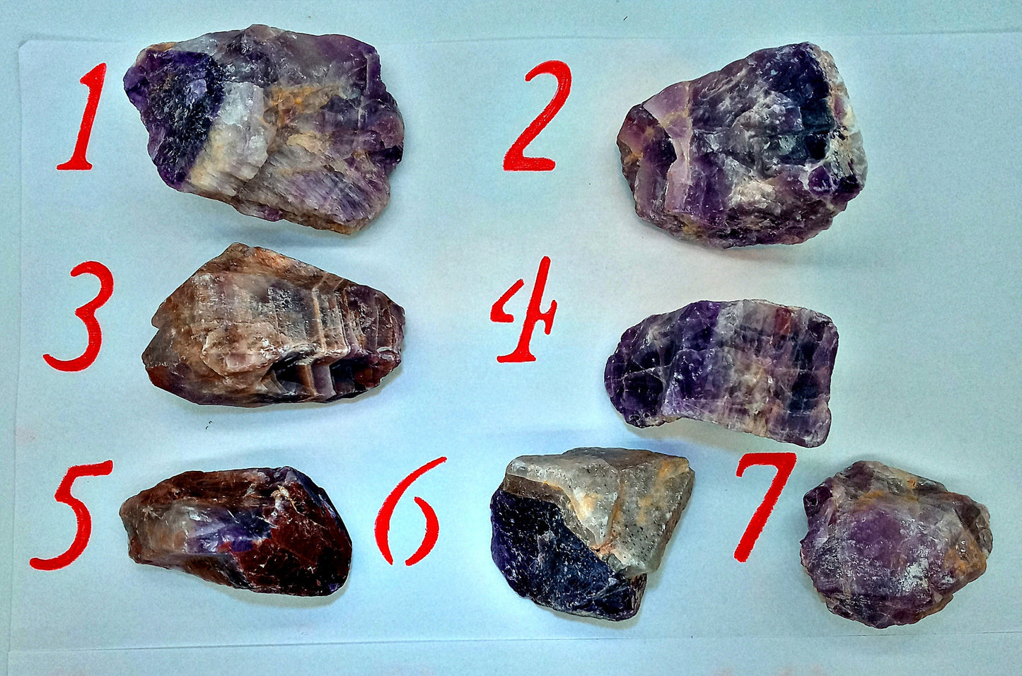 Large Amethyst Chunks!   Choose Your Own Chunk of Amethyst from seven (7) Large Raw/Rough Amethyst Chunks!  Large crystals and stones.