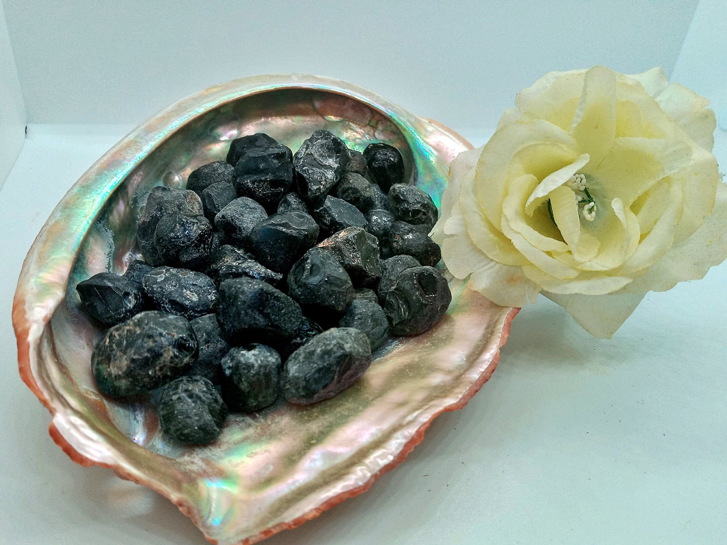 Apache Tears!  Choose from two (2) Sizes of Raw, Rough Quality Apache Tears!  Natural, Apache Tears Obsidian Stones and Crystals!