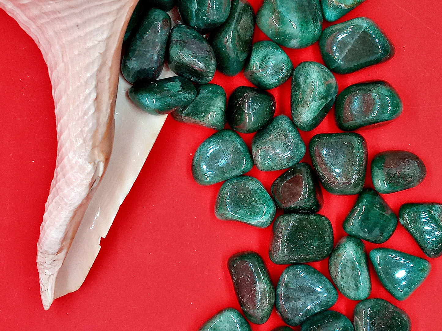 Bulk AA-Green Aventurine Crystals!  Choose How Many Premium Plus AA-Grade, all natural, tumbled High Quality stones.  The Lucky Stone!