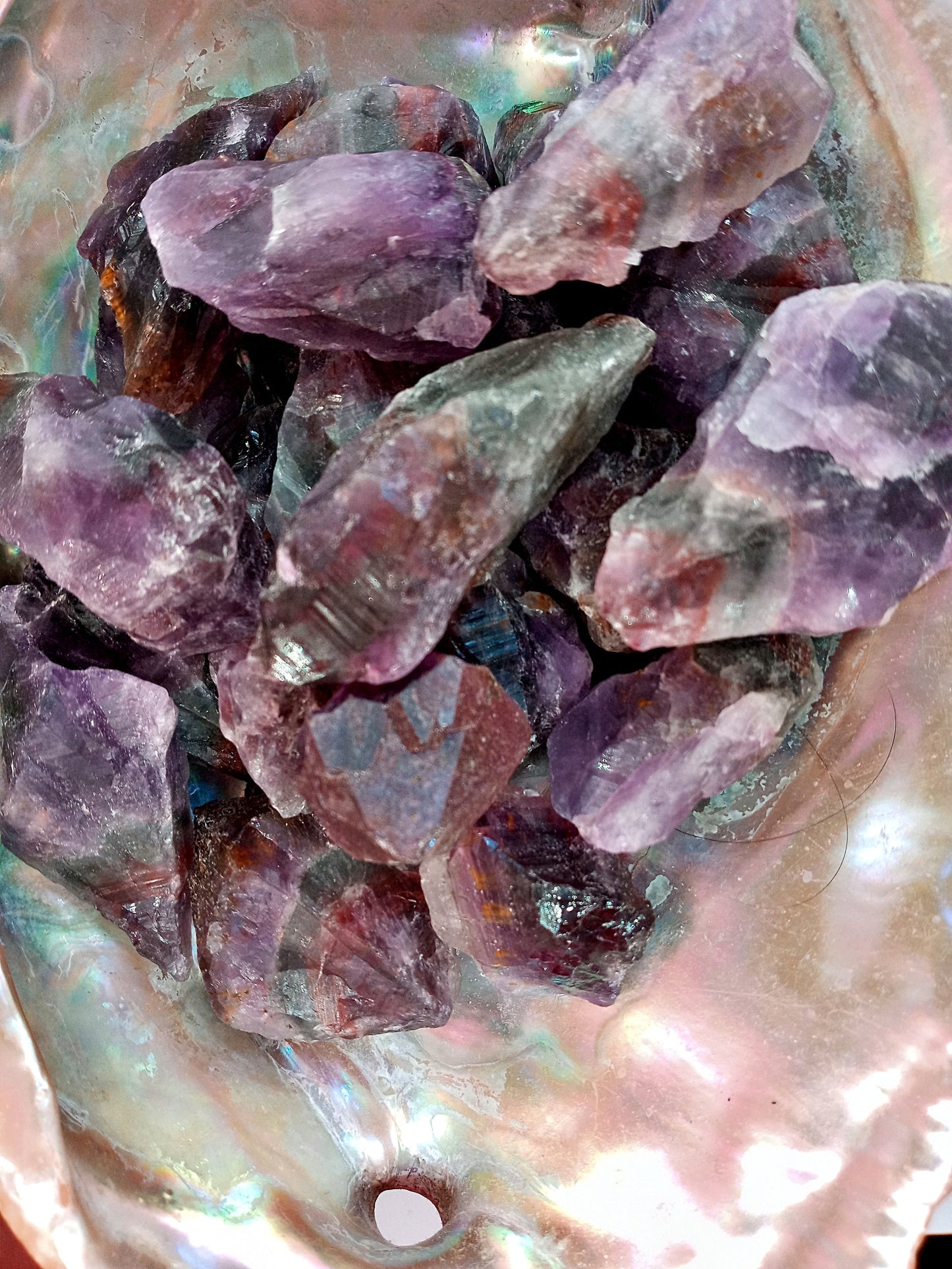 Raw Cacoxenite Crystals!  Choose from three (3) Sizes of Natural, Raw, Rough Quality Cacoxenite Crystals!  Super 7 Cacoxenite Chunks!