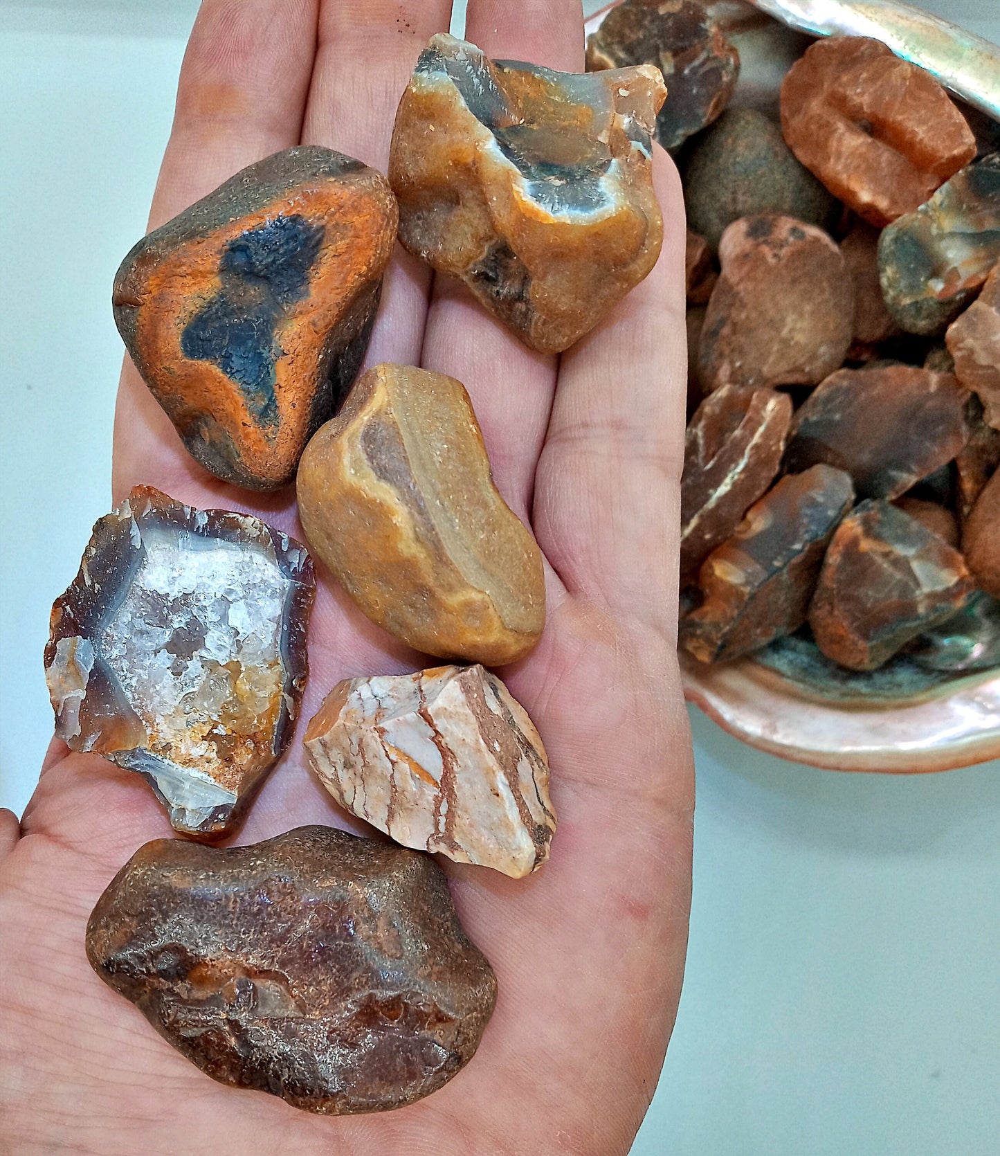 Bulk Carnelian! Choose How Many and save with our bulk pricing! Raw, all-natural Carnelians! Rough crystals and stones at Wholesale pricing!