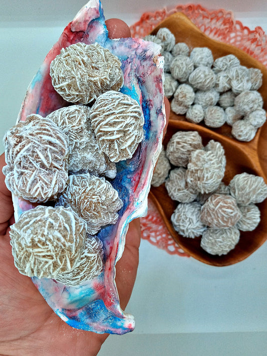 Bulk Desert Rose!  Choose how many and save with Sunny’s bulk pricing! Barite Rose stones and crystals!  Selenite Rose Wholesale!