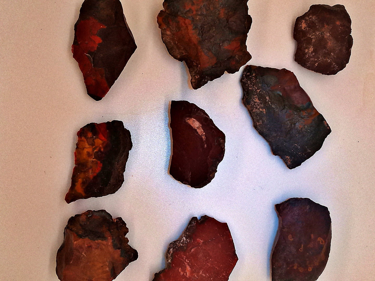 RARE!! Vampire Jasper! Choose from two (2) sizes of quality, all-natural, raw, Vampire aka Yellow Cat Flat Jasper!