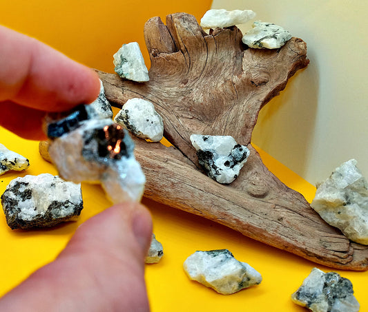 Rainbow Moonstone Chunks! Choose from two (2) sizes of quality, all-natural, raw, Rainbow Moonstone crystals and stones!