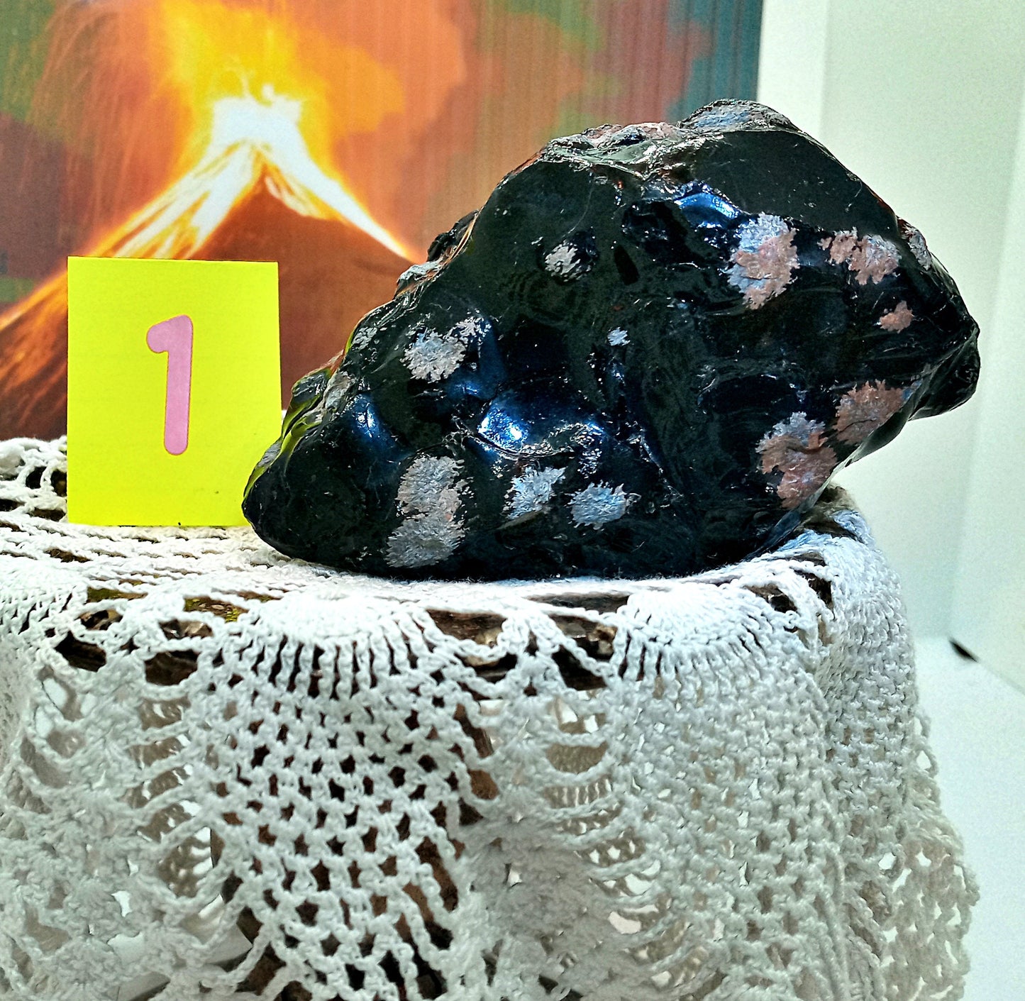 HUGE Snowflake Obsidian! Choose Your Own! Natural, rough polish Volcanic Glass stones and crystals!