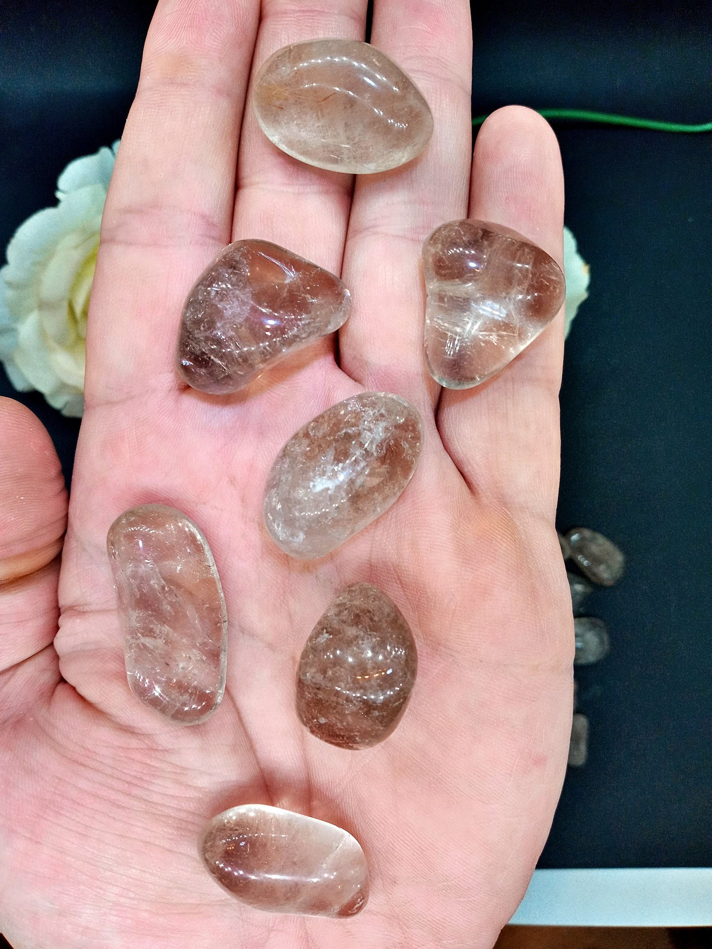 AA Smoky Quartz Crystals! AA-Grade, all natural, tumbled High-Quality Smoky Quartz crystals and stones!   Premium Plus Grade Smoky Quartz!