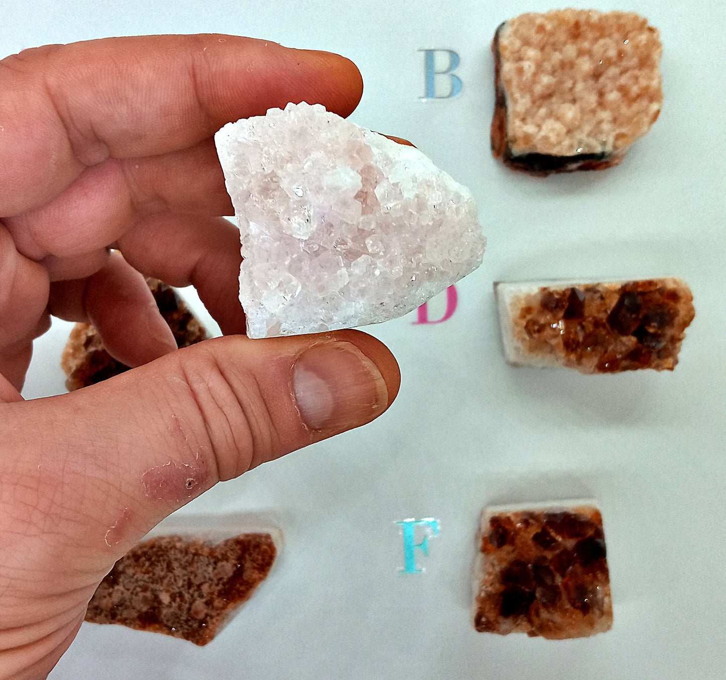 Graded Citrine Clusters!  Choose your Own from six (6) Beautiful Quality Citrine Clusters!  Graded AB Geode, points, crystals, clusters