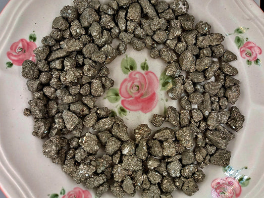 Bulk Pyrite! Choose ounces or lbs!  Quality, rough, natural Pyrite. Take advantage of Sunny’s Bulk Savings!