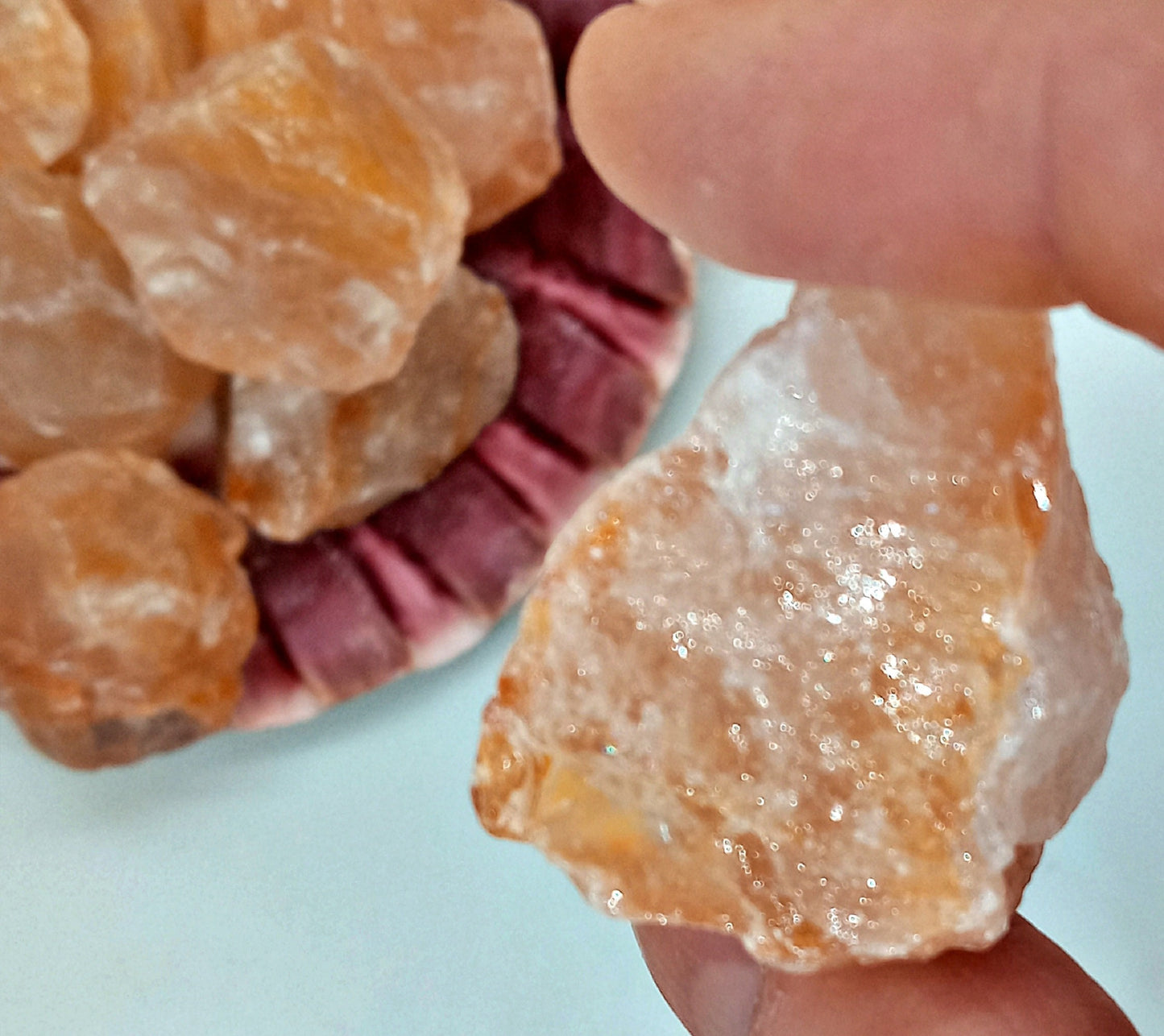 Bulk Golden Healer Quartz!  Choose ounces or lbs and Save!  Wholesale Golden Healer Quartz crystals and stones!