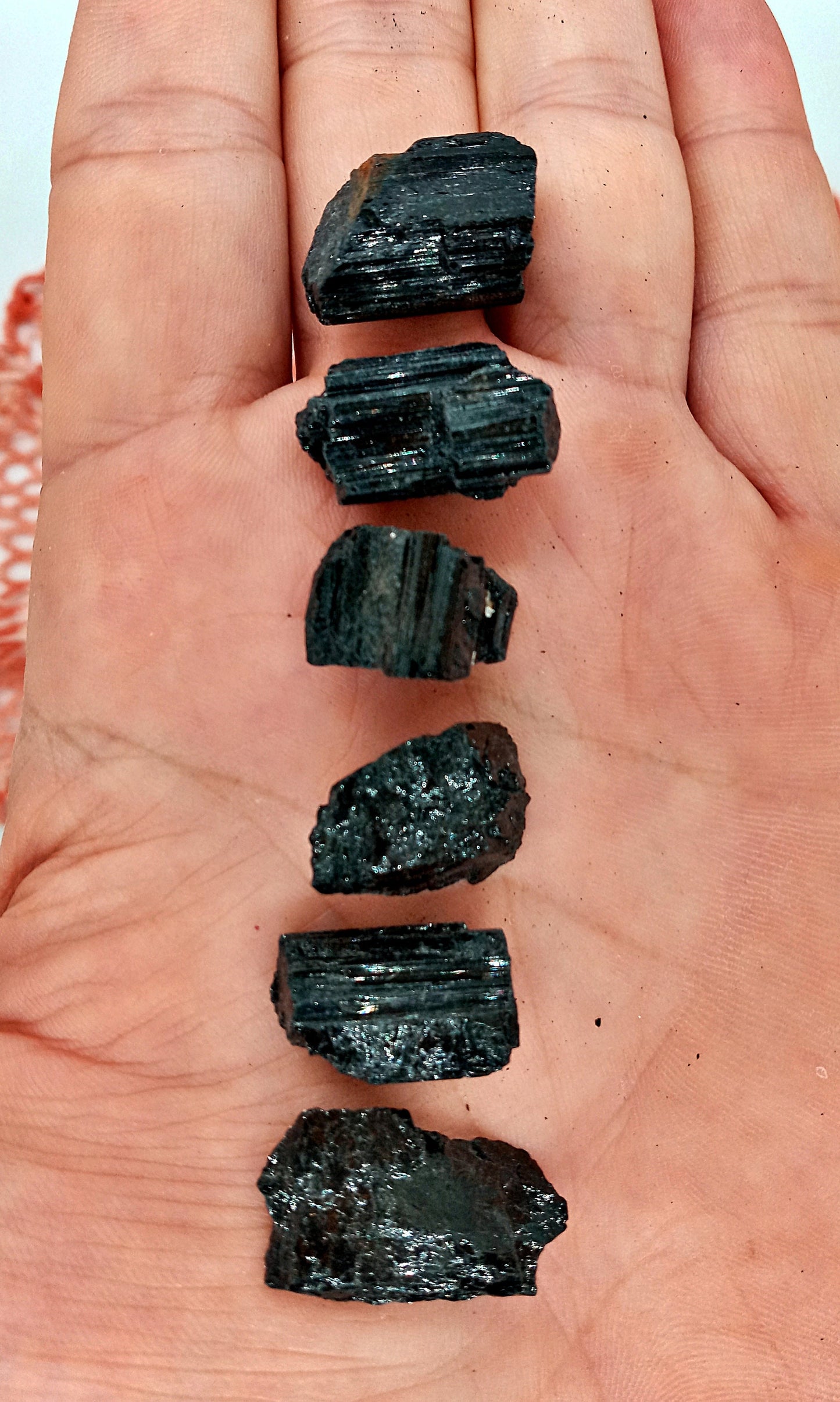 Bulk Black Tourmaline!  Choose Size and Quantity and Save on Black Tourmaline crystals!  Raw, Black Tourmaline crystals at Wholesale Prices!