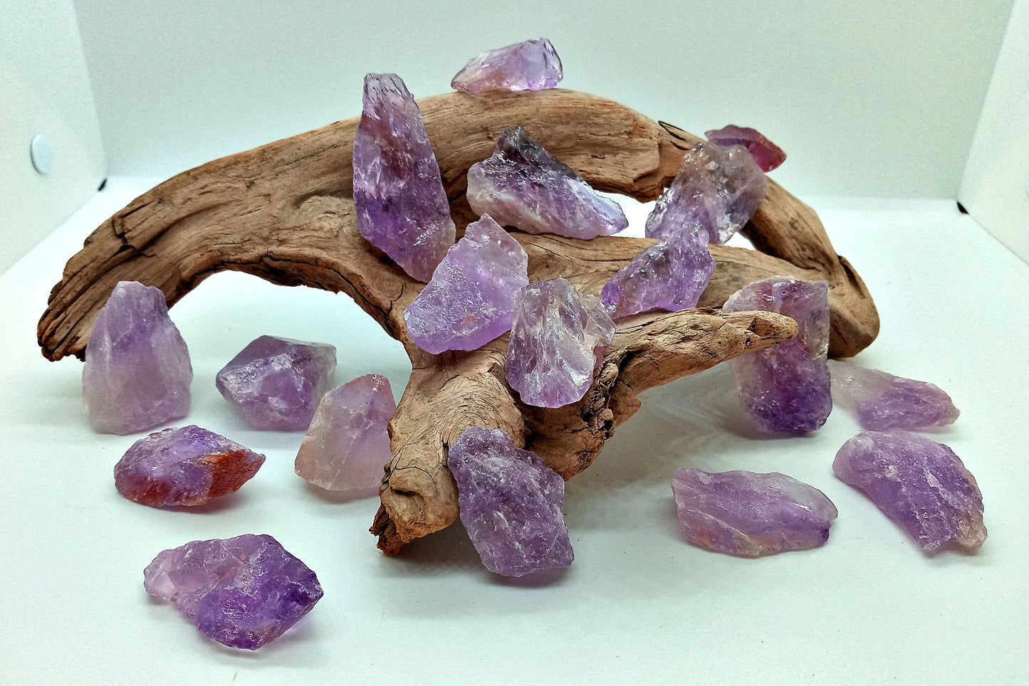 Amethyst Crystals!  Choose from two (2) sizes of raw, rough, natural Amethyst.  Quality Amethyst stones and crystals.