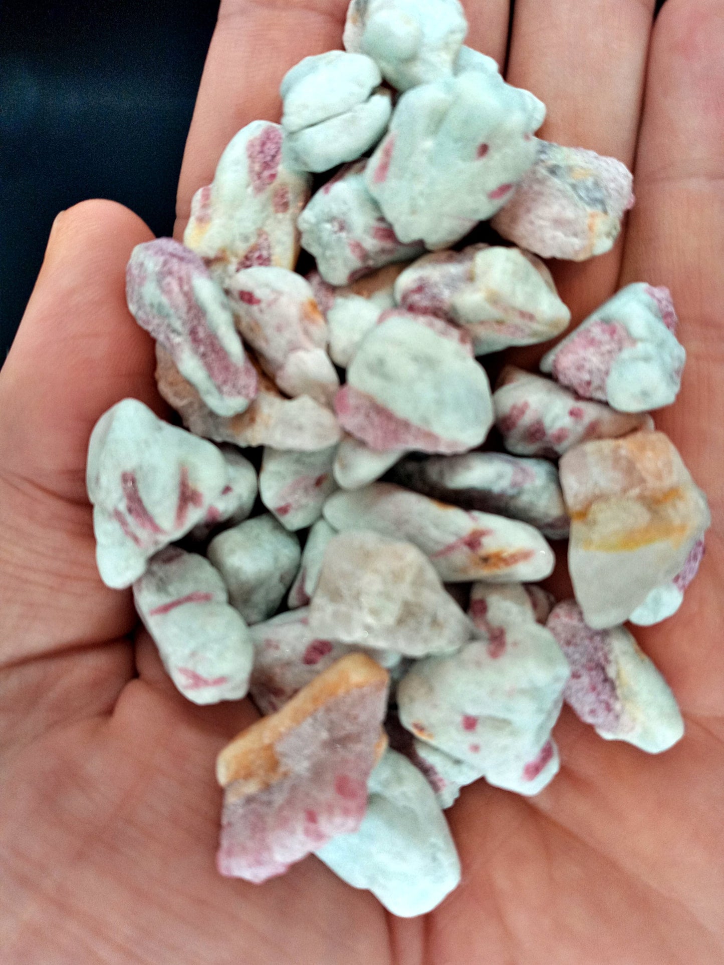 A-Grade Pink Tourmaline Crystals!  A-Grade, natural, tumbled High Quality Pink Tourmaline crystals!   Premium Polished Pink Tourmaline!