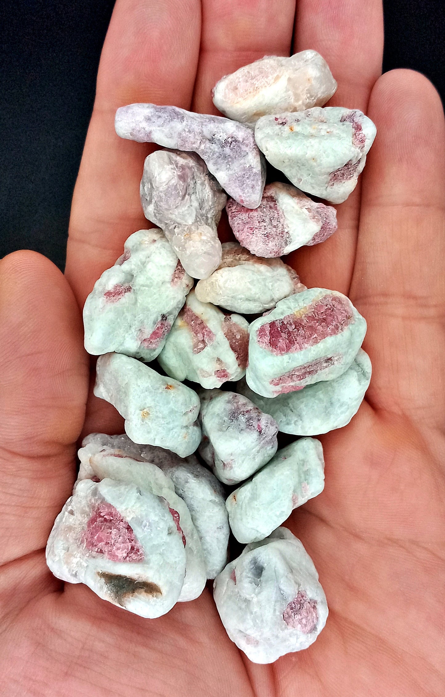 Bulk A-Pink Tourmaline! Choose how Many A-Grade tumbled High Quality Pink Tourmaline crystals!   Premium Grade polished Pink Tourmaline!