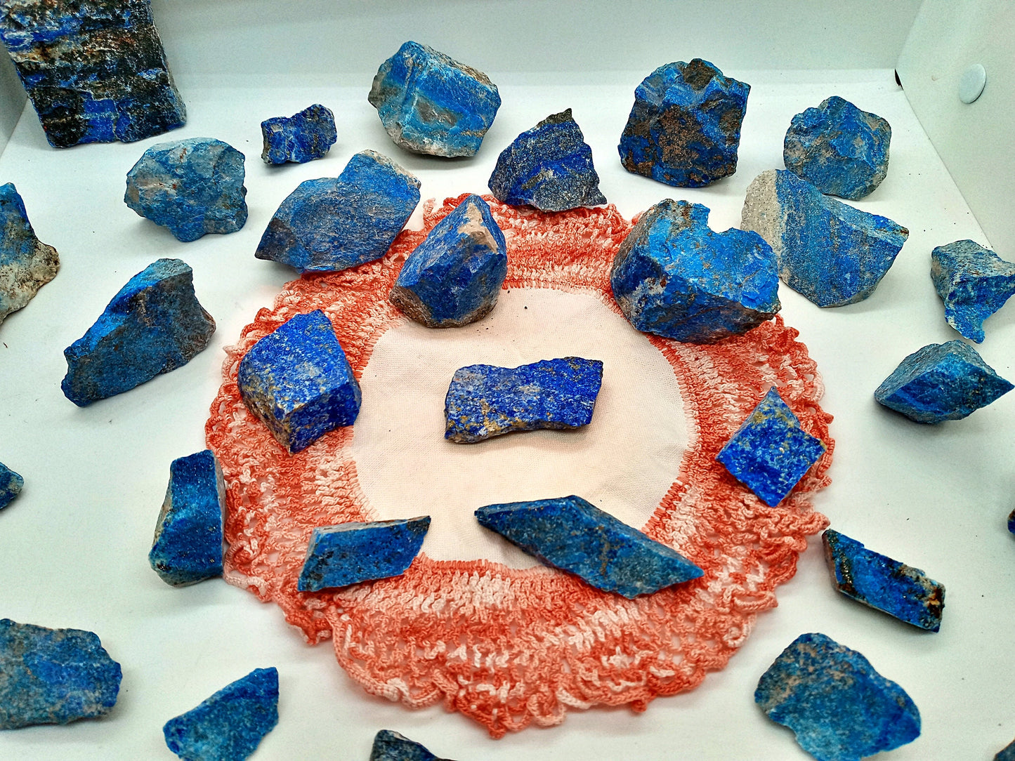 Lapis Lazuli Crystals!  Choose from three (3) sizes of quality, all-natural, raw, Lapis Lazuli stones!