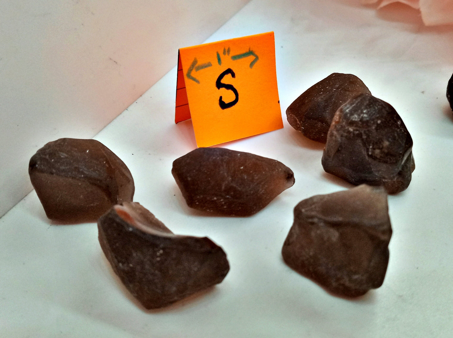 Smoky Quartz Crystals!  Choose from four (4) sizes of quality, all-natural, raw, Smoky Quartz chunks!  Rough Smokey Quartz stones!