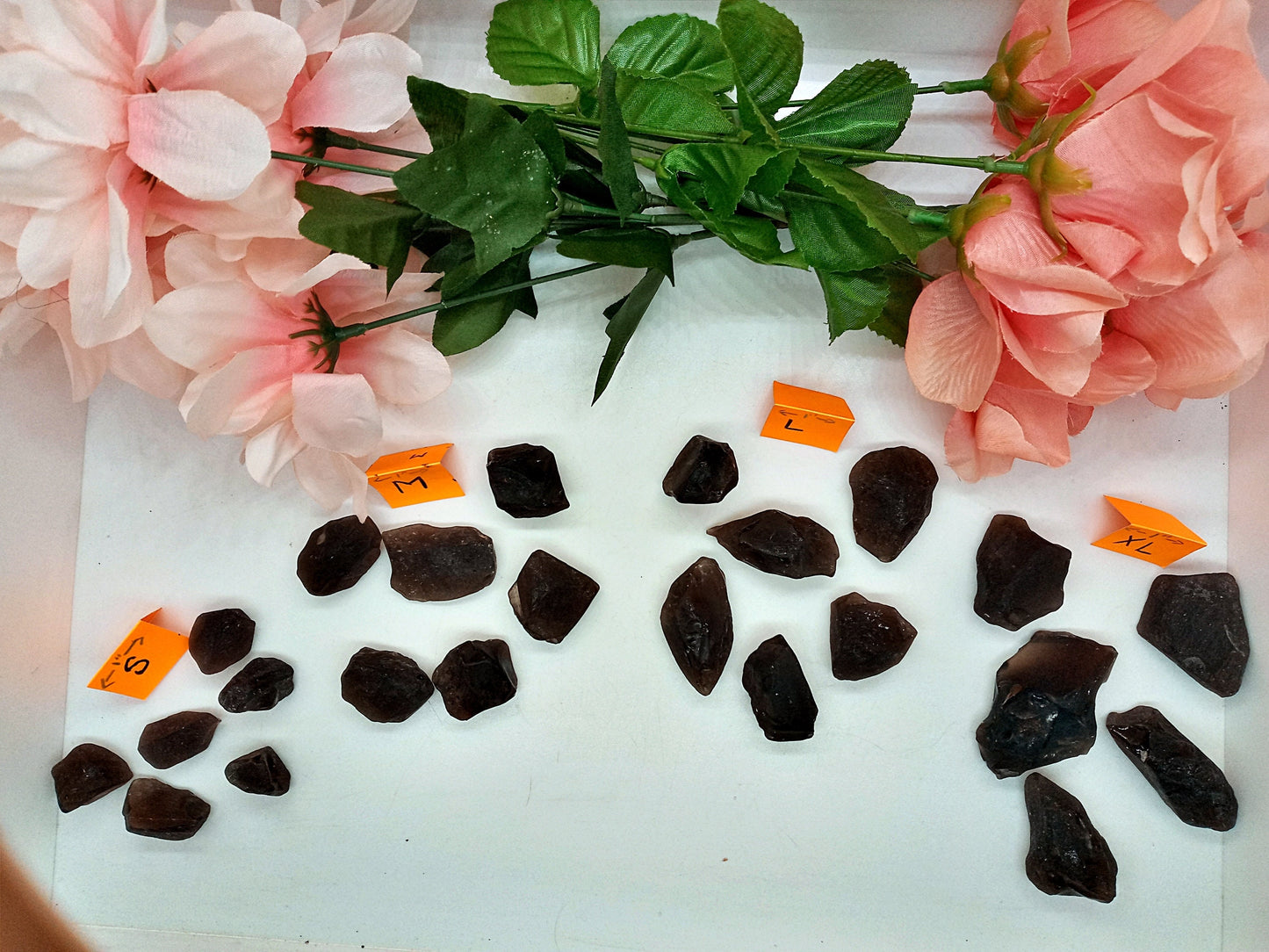 Bulk Smoky Quartz Crystals! Choose how many stones from three sizes! Smoky Quartz crystals and stones. Wholesale pricing!