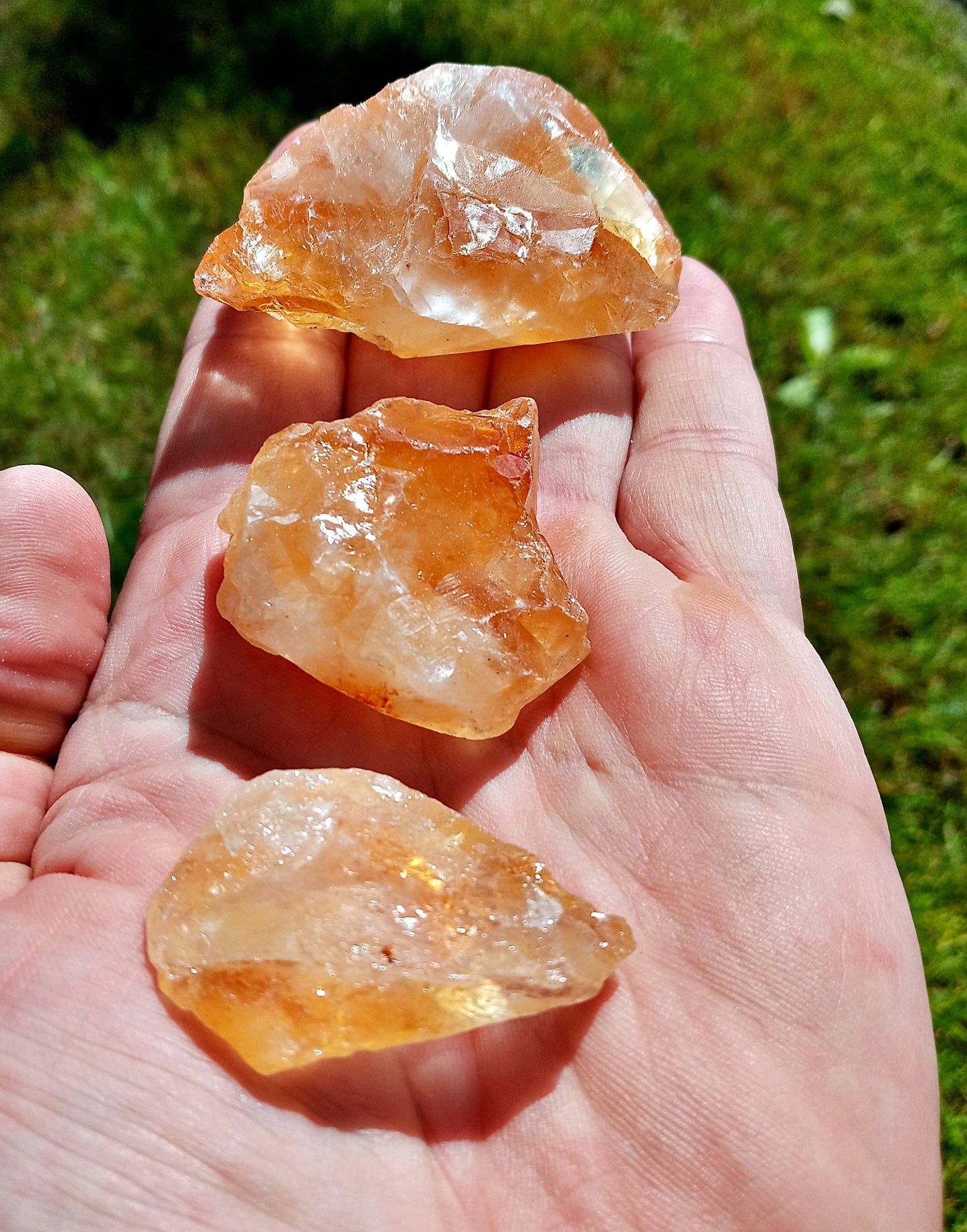 Large Citrine Chunks!  Choose from three (3) Sizes of Quality Raw Citrine! Rough Citrine stones, crystals and chunks.