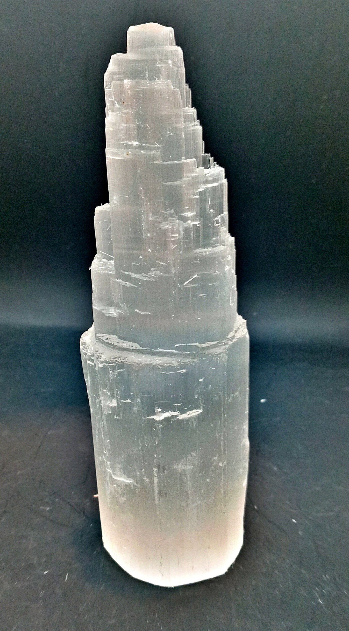 Large Selenite Tower crystal charging station!  Selenite Skyscrapers, Icebergs, Towers
