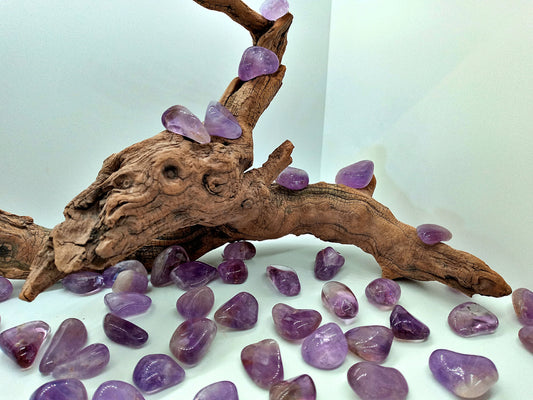 Bulk AA-Amethyst AA-Grade! Choose How Many tumbled High Quality Amethyst crystals.   Premium Plus Grade Amethyst at Wholesale Pricing!