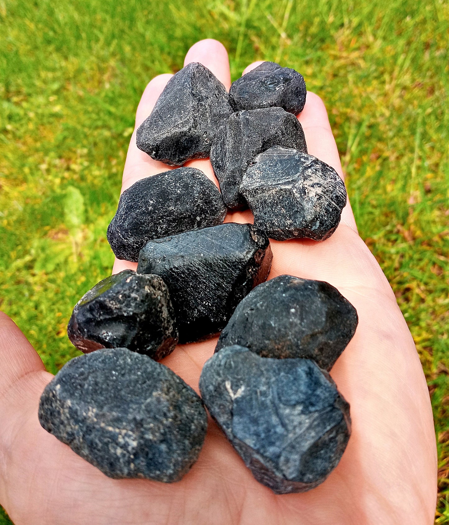 Apache Tears!  Choose from two (2) Sizes of Raw, Rough Quality Apache Tears!  Natural, Apache Tears Obsidian Stones and Crystals!