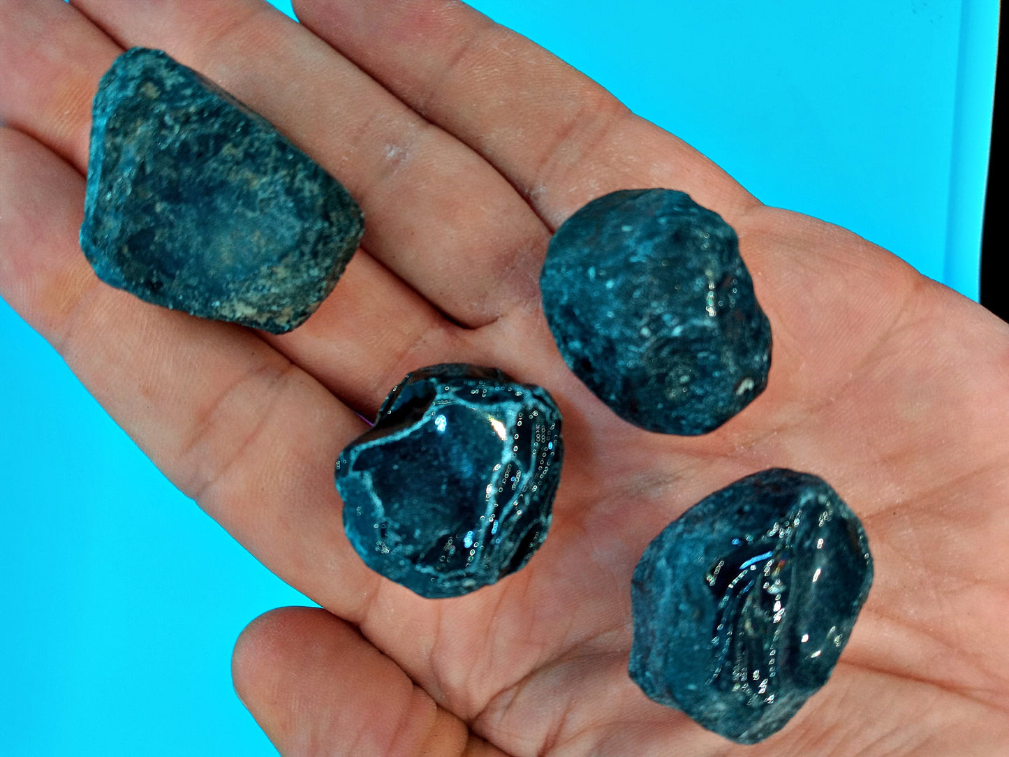 Bulk Apache Tears! Choose How Many natural Apache Tears stones and crystals and save with Sunny’s Bulk pricing! Rough Apache Tear Obsidian!