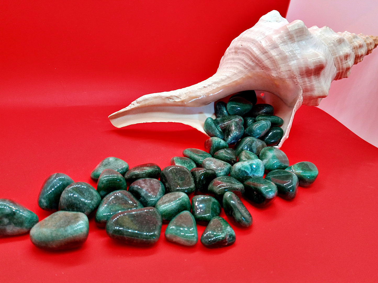 Bulk AA-Green Aventurine Crystals!  Choose How Many Premium Plus AA-Grade, all natural, tumbled High Quality stones.  The Lucky Stone!