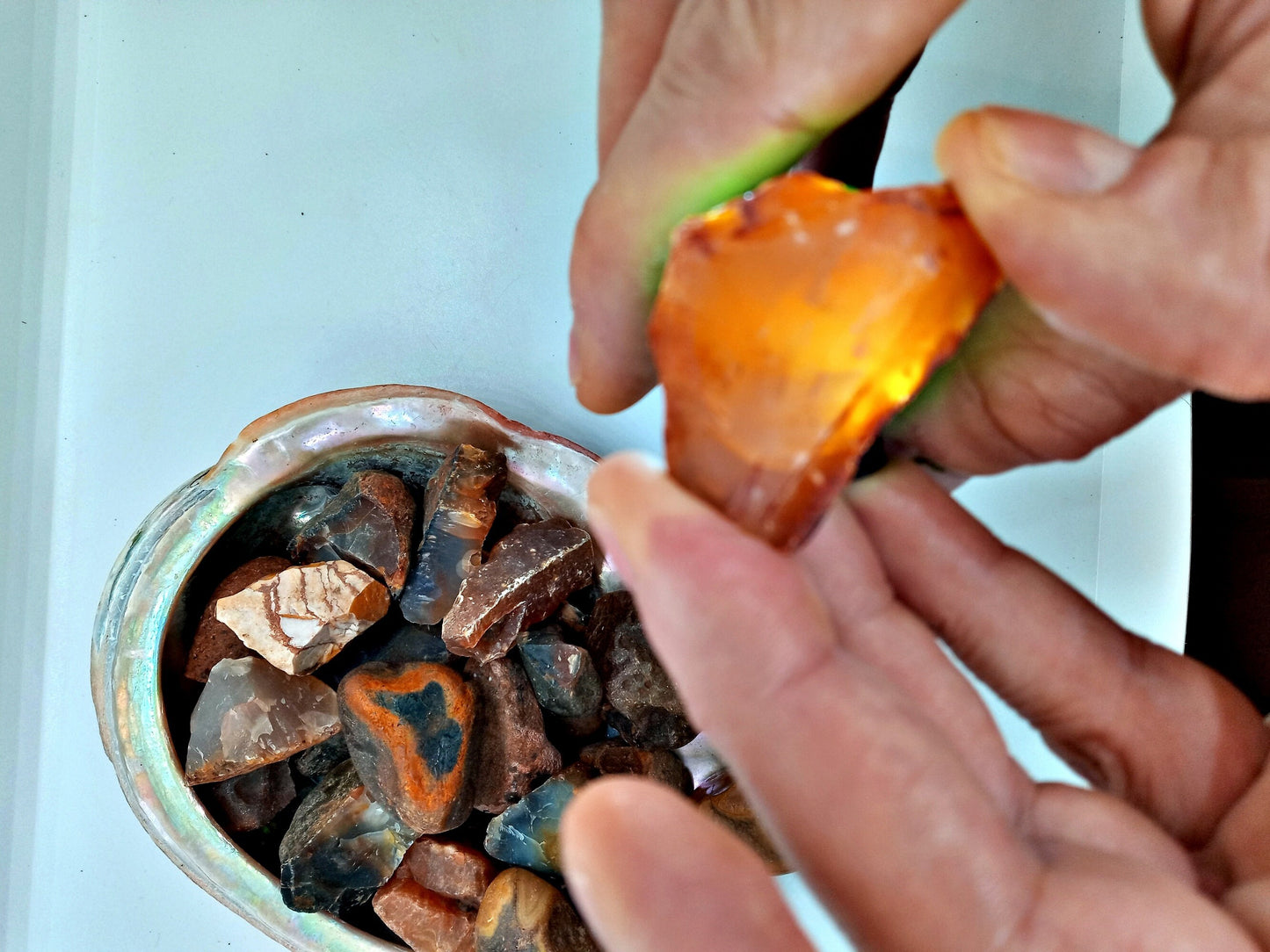 Bulk Carnelian! Choose How Many and save with our bulk pricing! Raw, all-natural Carnelians! Rough crystals and stones at Wholesale pricing!