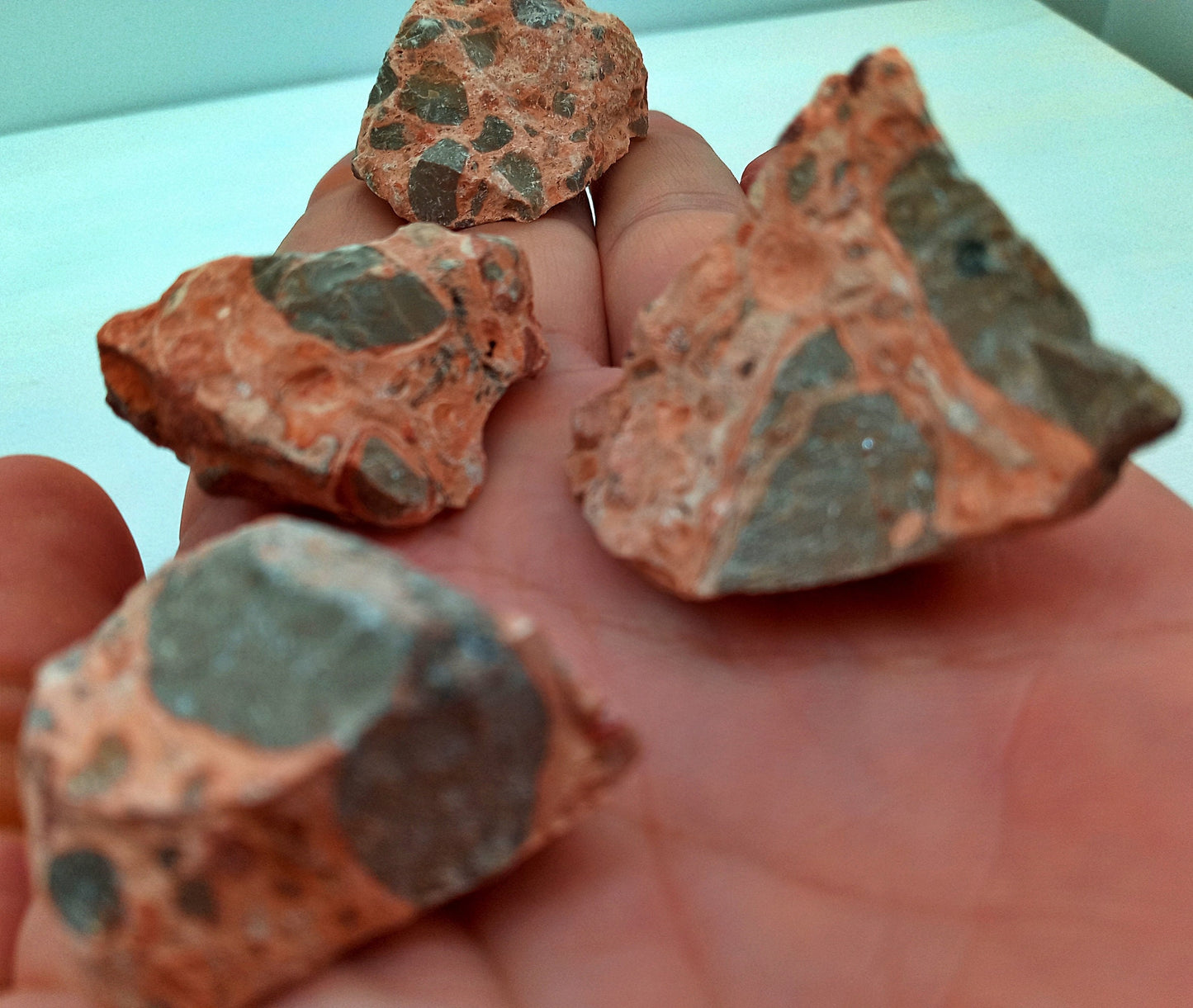 Brecciated Jasper!  Raw, natural, Brecciated or Poppy Jasper!  Rough, Brecciated Jasper crystals and stones.