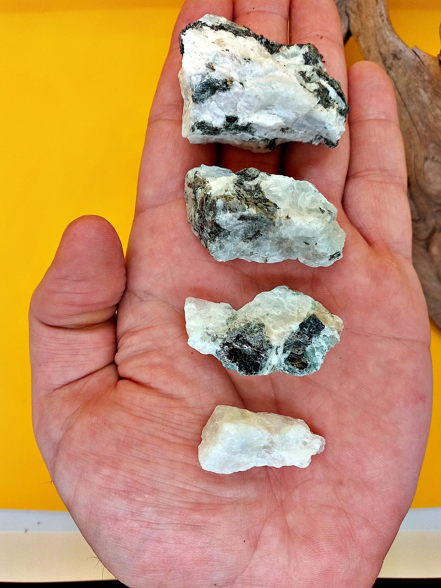 Rainbow Moonstone Chunks! Choose from two (2) sizes of quality, all-natural, raw, Rainbow Moonstone crystals and stones!