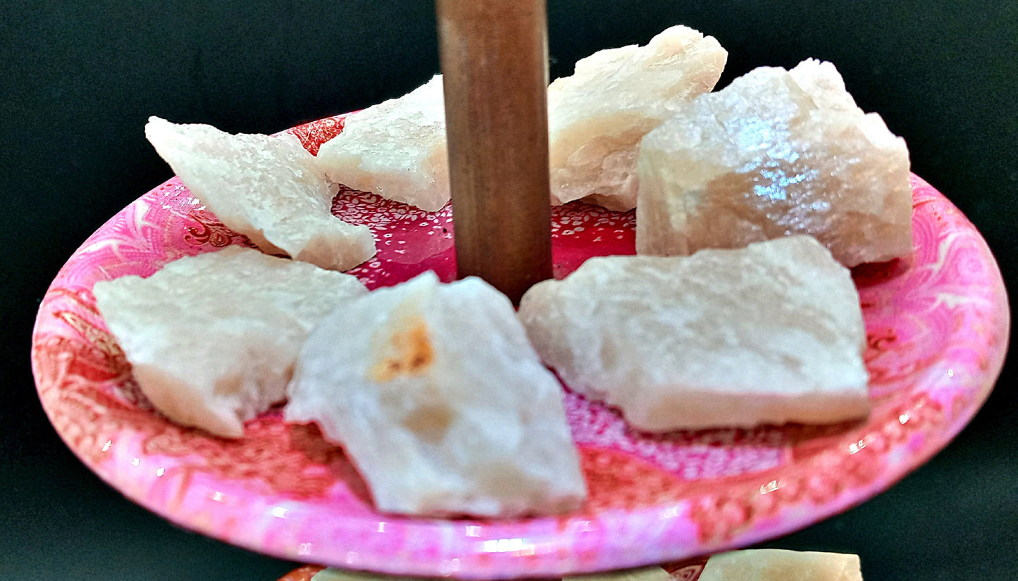 White Moonstone crystals!  Choose from four (4) sizes of quality, all-natural, raw, White Moonstone crystals!