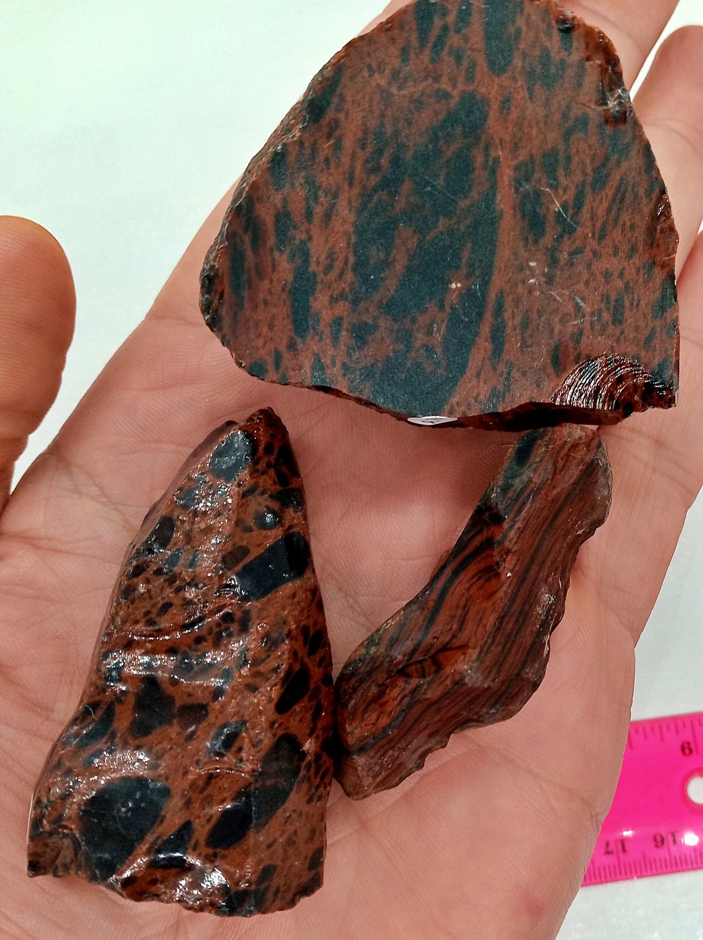 Mahogany Obsidian! Choose from three (3) sizes of quality, all-natural, raw, Volcanic Glass crystals.