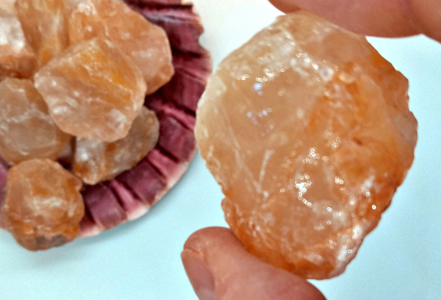X-Large Golden Healer Chunks!  Golden Healer Quartz quality, all-natural, raw, crystals and stones!