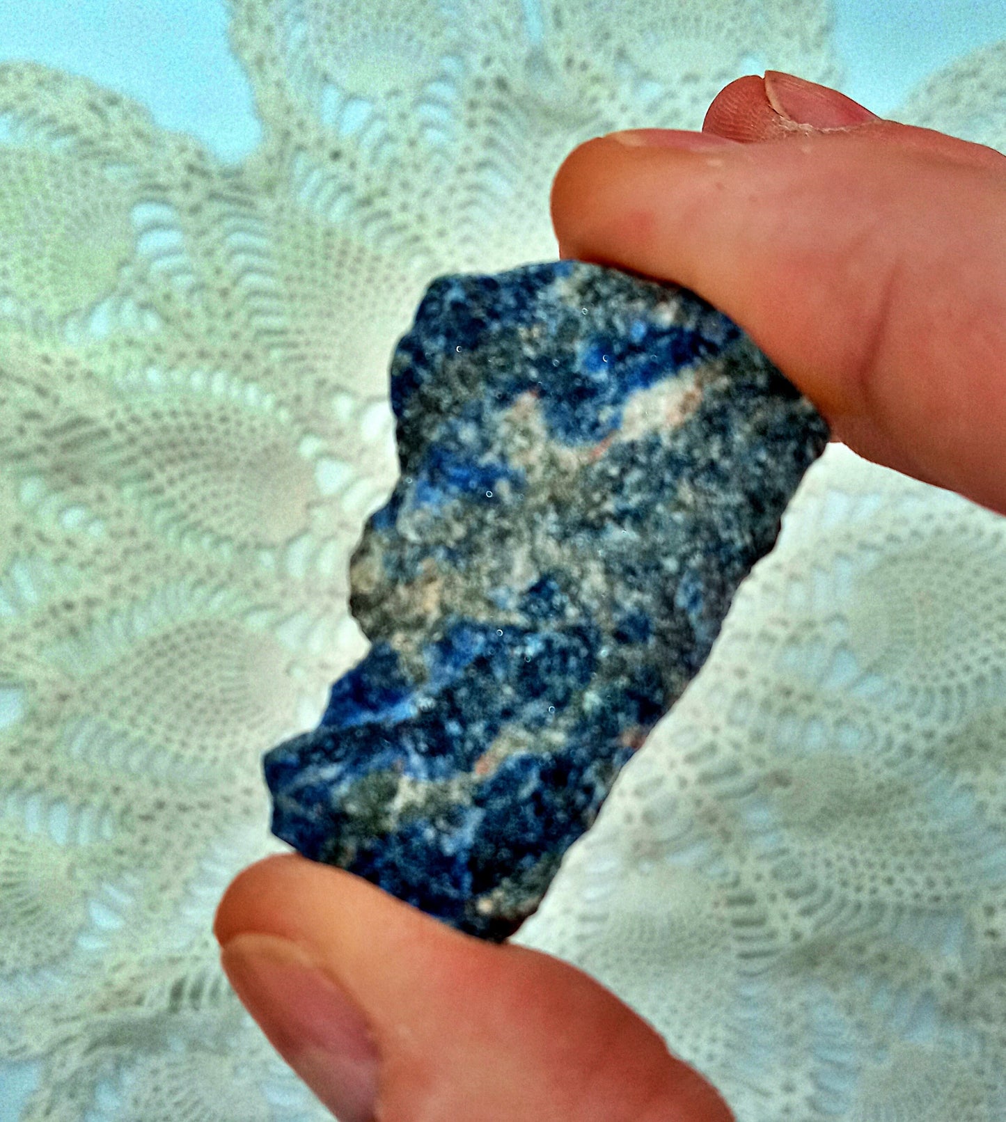 Sodalite Crystals! All-natural, raw, Sodalite rough stones!
