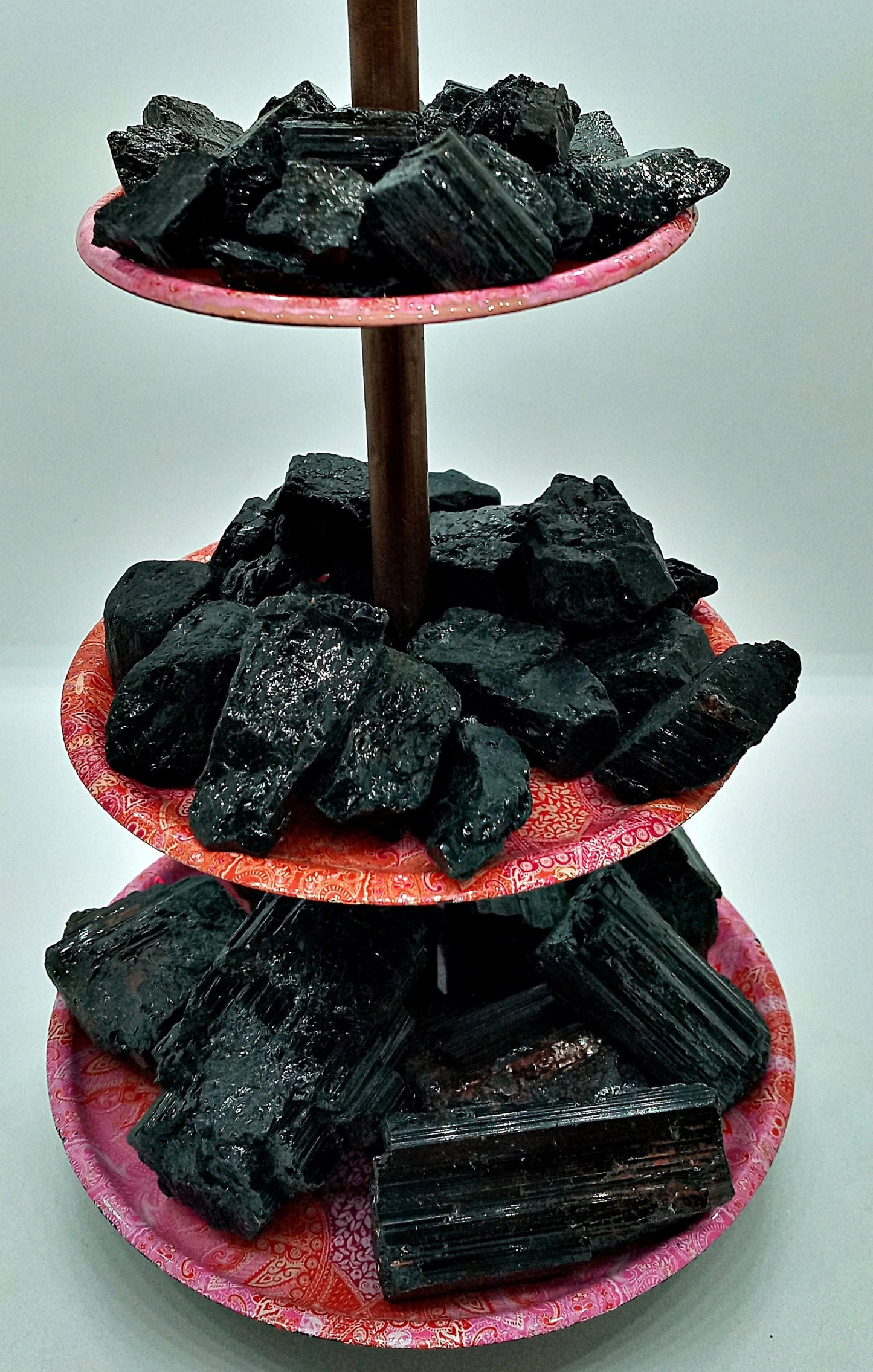 Black Tourmaline Crystals!  Choose from three (3) sizes of quality, all-natural, raw, Black Tourmaline stones and crystals!