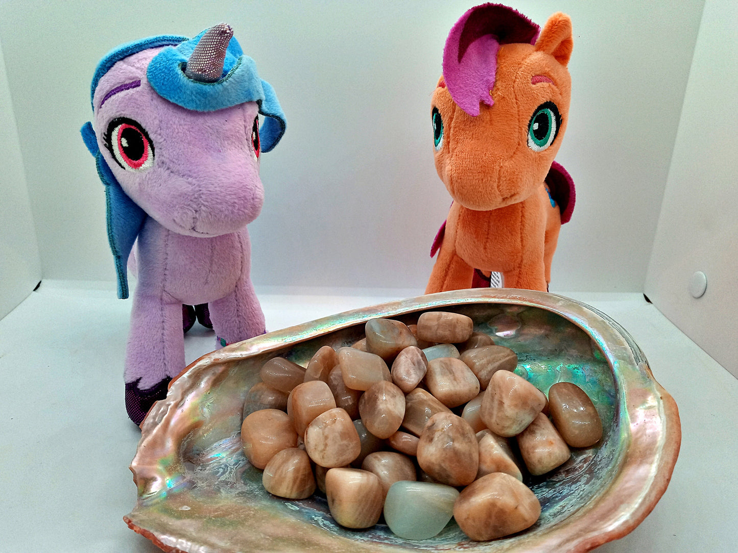 A-Grade Moonstone Crystals!  A-Grade, all natural, tumbled High Quality Moonstone crystals and stones!   Premium Grade polished Moonstone!