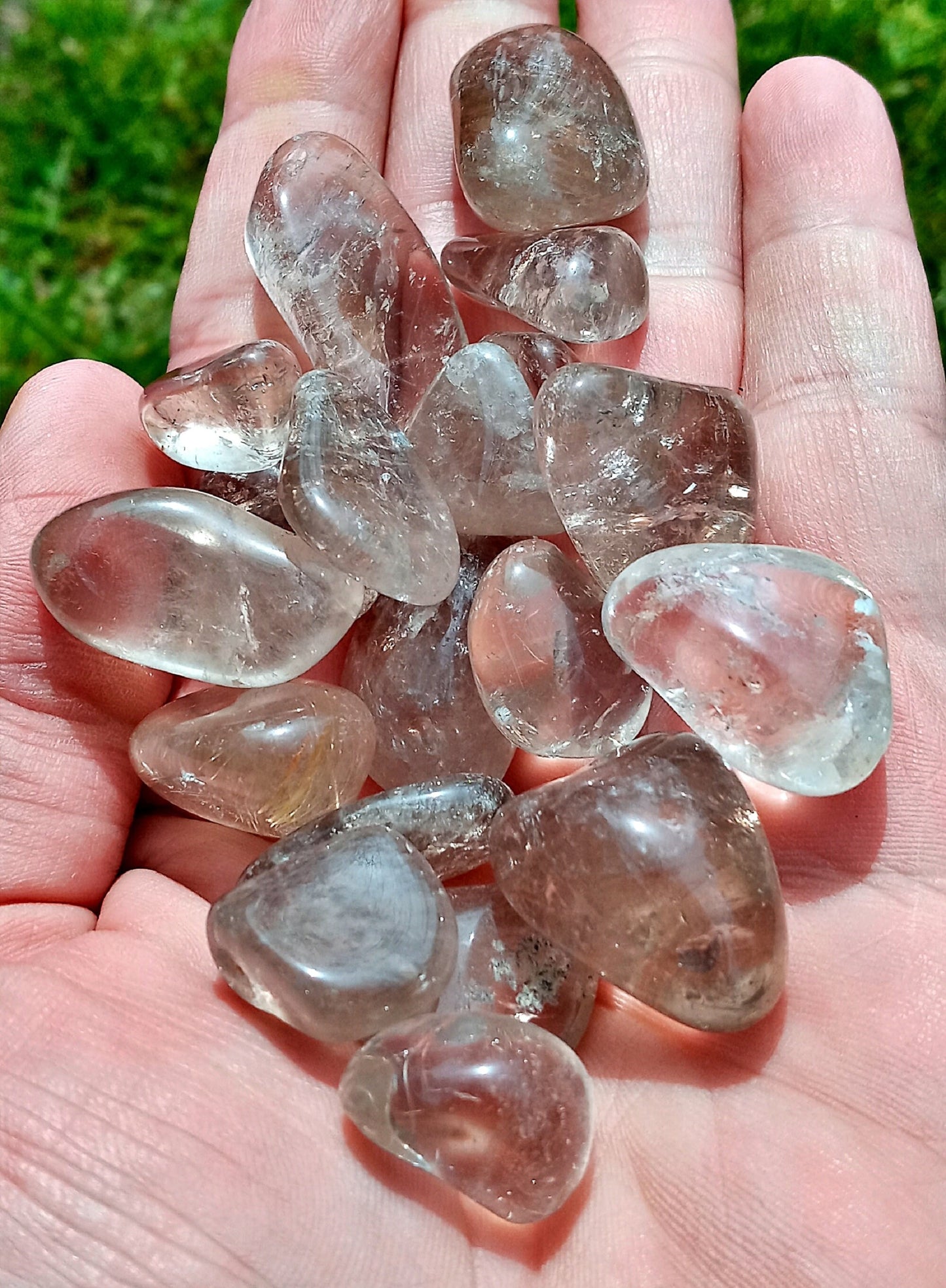 AA Smoky Quartz Crystals! AA-Grade, all natural, tumbled High-Quality Smoky Quartz crystals and stones!   Premium Plus Grade Smoky Quartz!