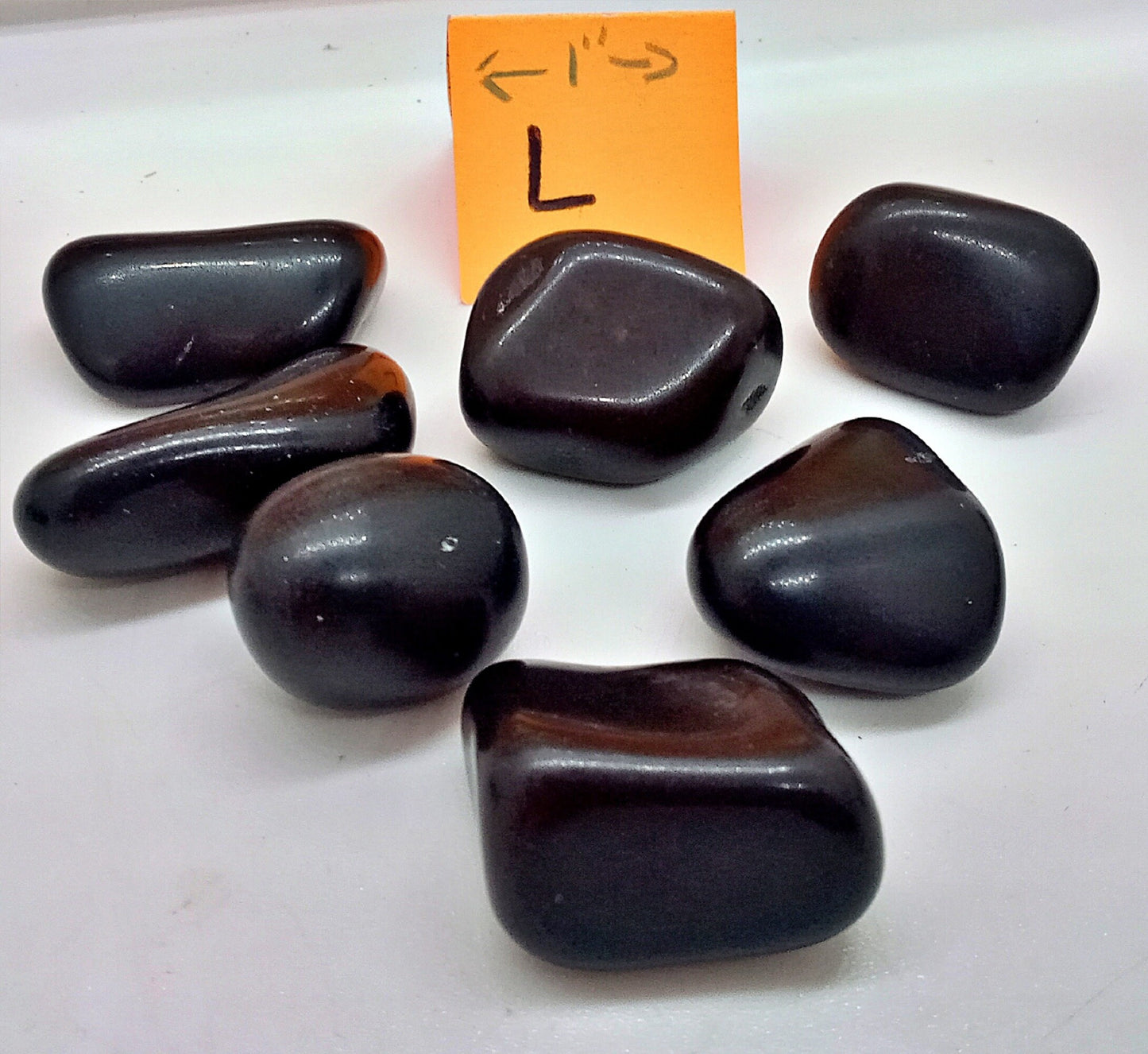 Bulk XQ-Black Tourmaline Crystals!  Choose how Many AAA-Grade Tumbled Extra-High Quality Black Tourmaline crystals at Wholesale pricing!