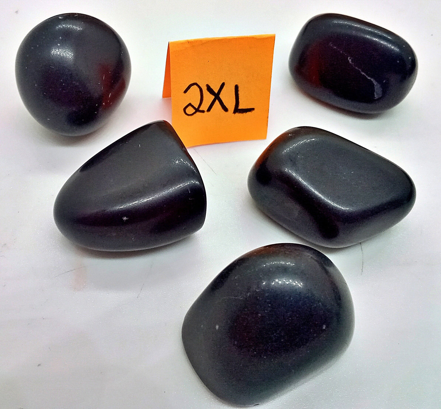 Bulk XQ-Black Tourmaline Crystals!  Choose how Many AAA-Grade Tumbled Extra-High Quality Black Tourmaline crystals at Wholesale pricing!